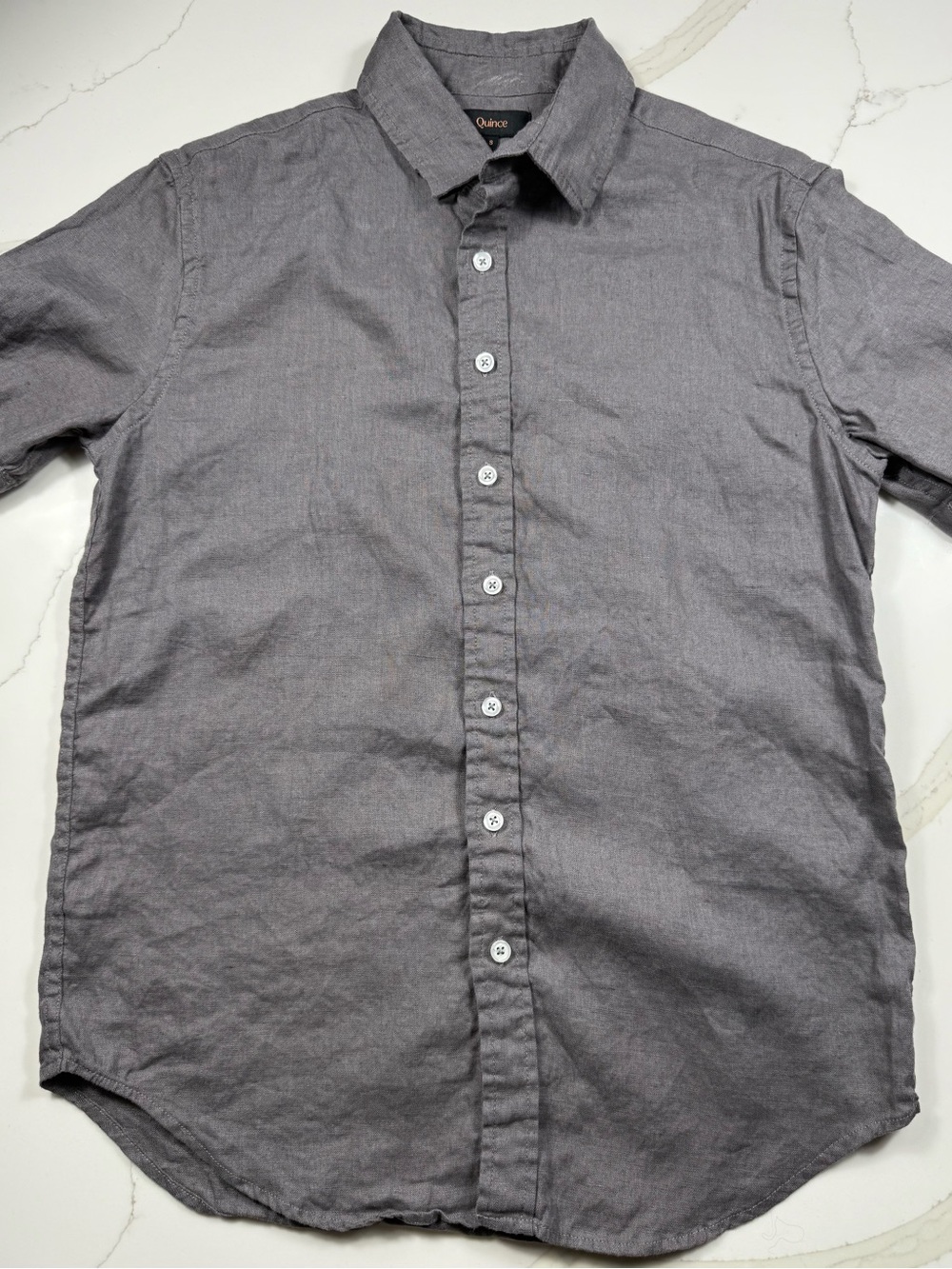 Quince Men's Slate Gray Button-Up Shirt